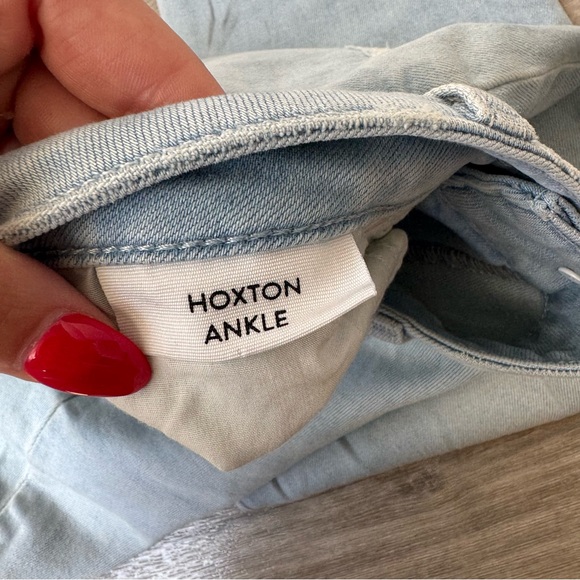 PAIGE Women's Straight Leg Jeans in Light Blue - Picture 3 of 4